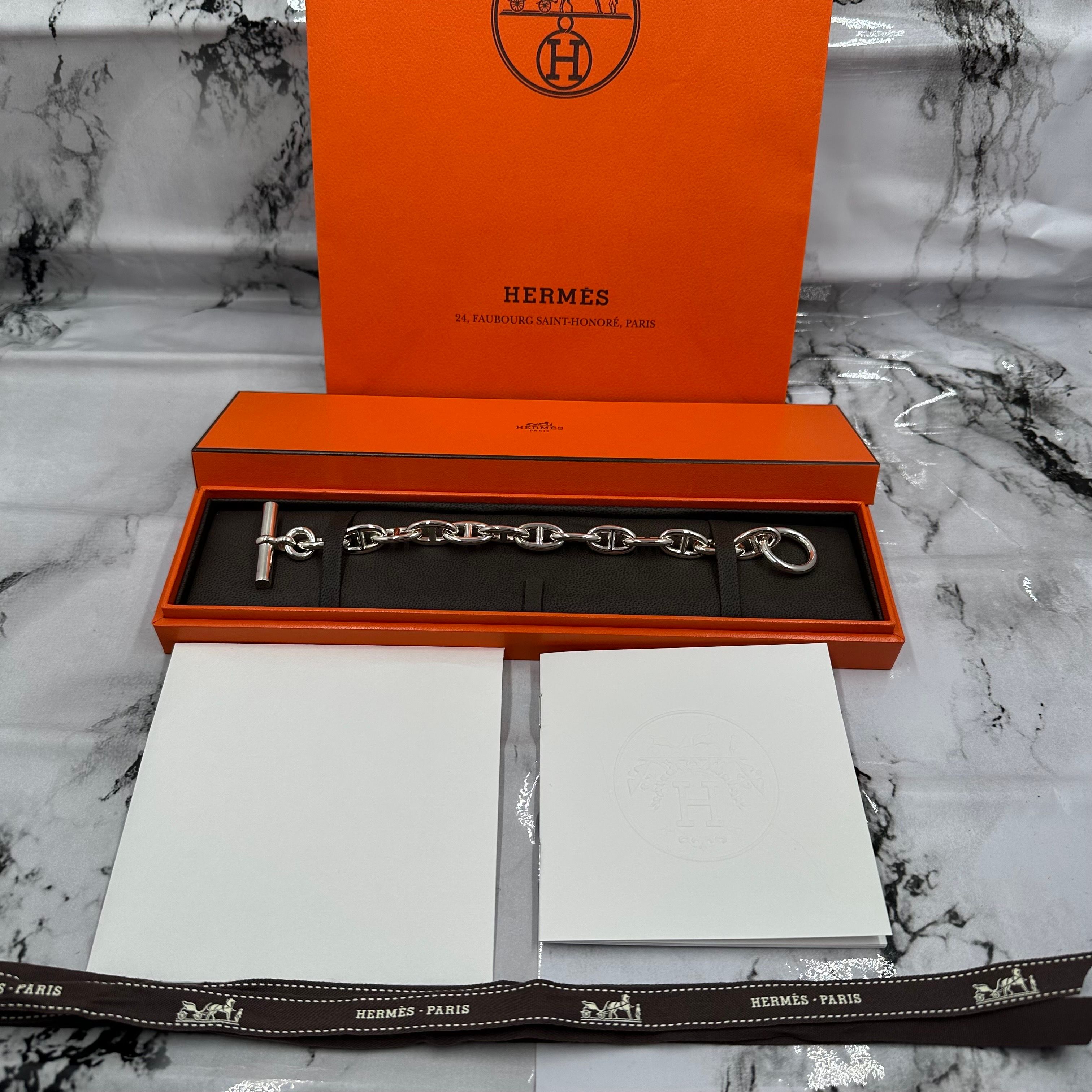Hermes Chaine D'ancre GM Bracelet "Silver"