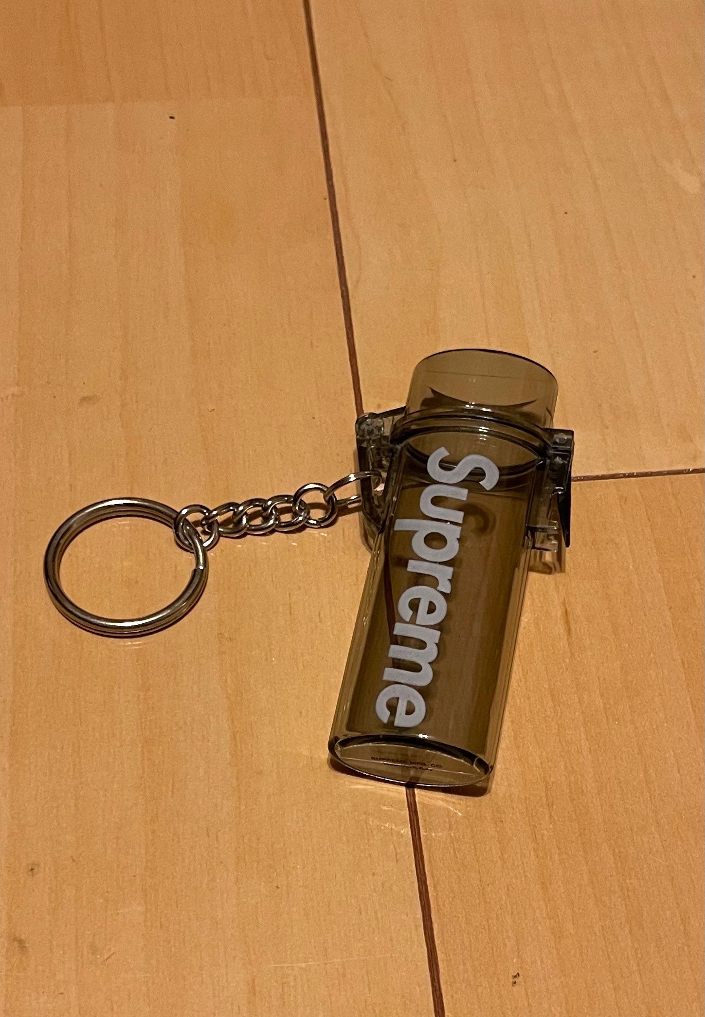 Supreme Waterproof Lighter Case Keychain "Smoke"