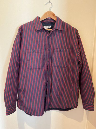 Supreme x MM6 Maison Margiela Padded Shirt "Stripe"