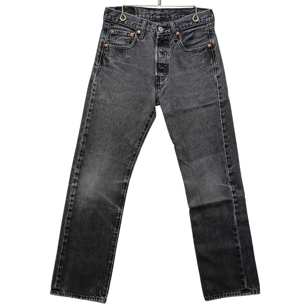 Levi's 501 Button-Fly Straight Jeans "Black Magic"
