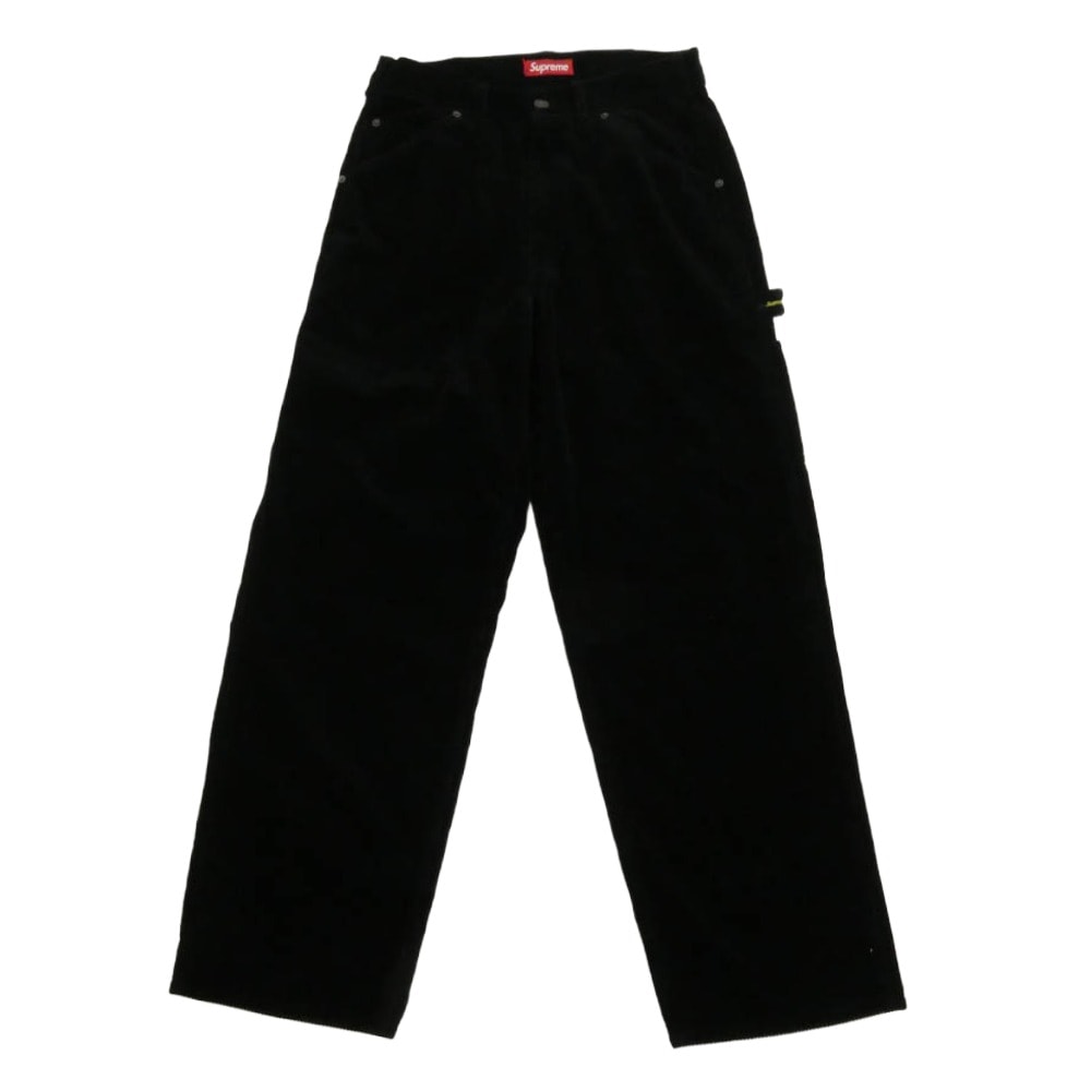 Supreme シュプリーム パンツ 25AW Wide Wale Corduroy Painter Pant ワイド ウェイル コーデュロイ ペインターパンツ ブラック系 30【美品】【中古】