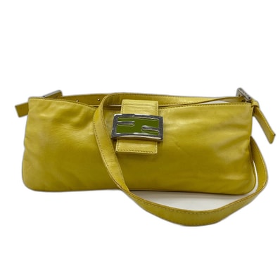 フェンディ FENDI マンマバケット ショルダーバッグ レザー【中古】
