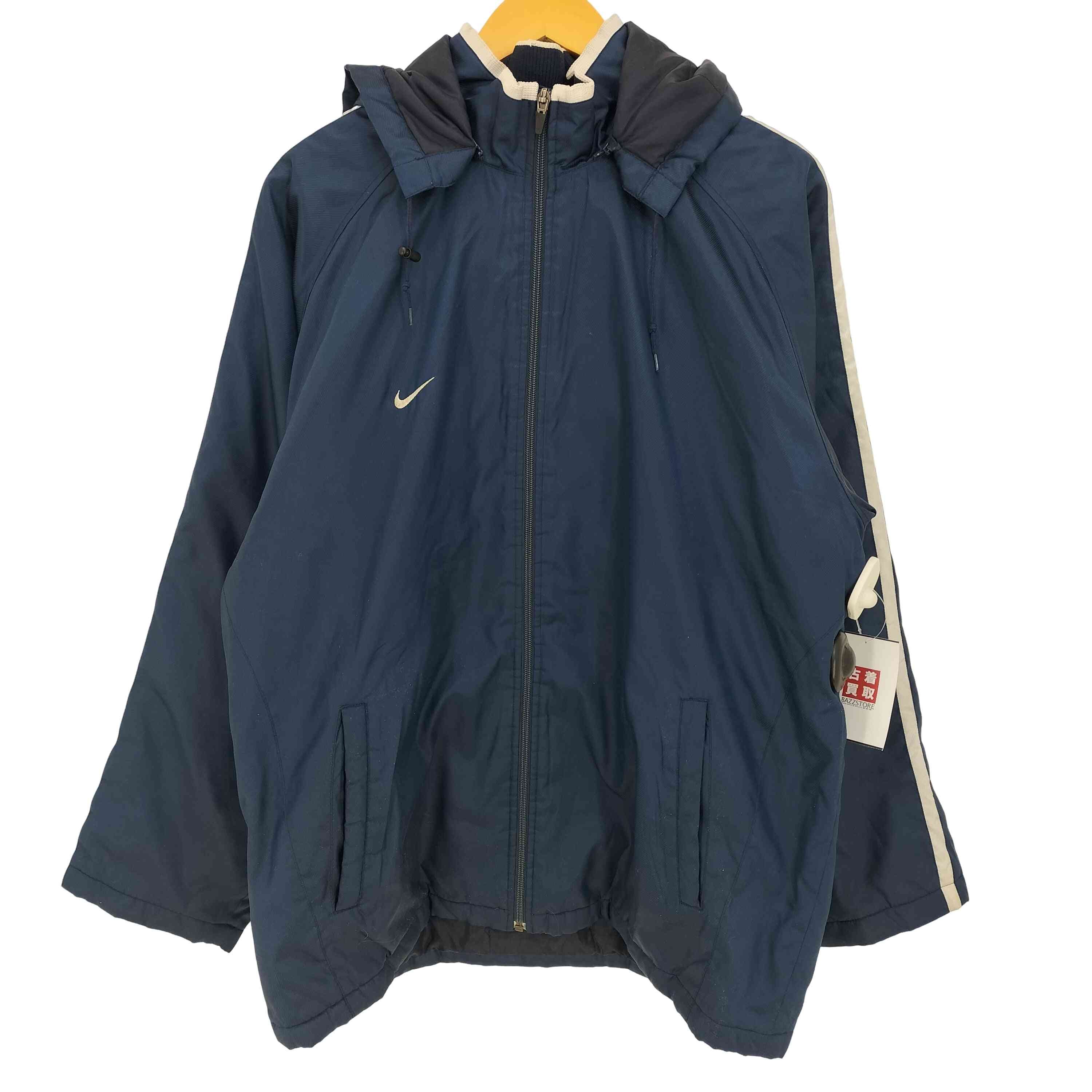 00s グレータグ 2way スウッシュ刺繍 フーデット 中綿ジャケット【1141614604020】