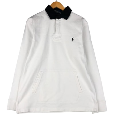 古着 ラルフローレン Ralph Lauren POLO by Ralph Lauren CUSTOM FIT 長袖 ラガーシャツ メンズL相当/eaa601115