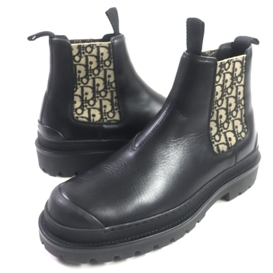 美品 ディオール オム
ブーツ DIOR EXPLORER ブラック ベージュ メンズ 39