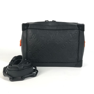 ルイヴィトン LOUIS VUITTON ソフトトランク M53288 トリヨン モノグラム 斜めかけ クラッチバッグ 2WAYバッグ カバン ボックス チェーン ショルダーバッグ トリヨンレザー ノワール ブラック