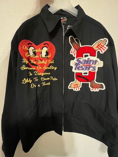 SAINT Mxxxxxx x DENIM TEARS SWING TOP "Black"