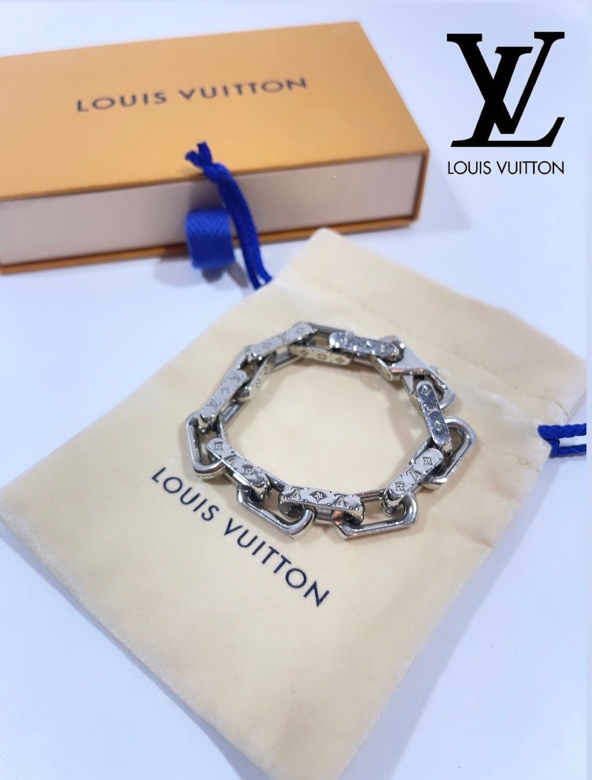 Louis Vuitton Monogram Chain Bracelet