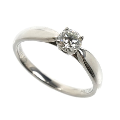 TIFFANY&Co. ティファニー Pt950プラチナ ハーモニー リング・指輪 ダイヤモンド0.23ct 6号 2.8g レディース【中古】
