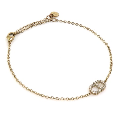 クリスチャンディオール Christian Dior ブレスレット メタル ゴールド レディース【中古】 r10475j