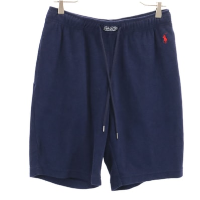 POLO RALPH LAUREN ポロラルフローレン ショートパンツ L ネイビー パイル地