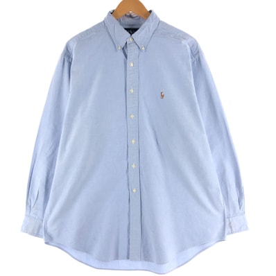 古着 ラルフローレン Ralph Lauren YARMOUTH 長袖 ボタンダウンシャツ メンズXL相当/eaa538290
