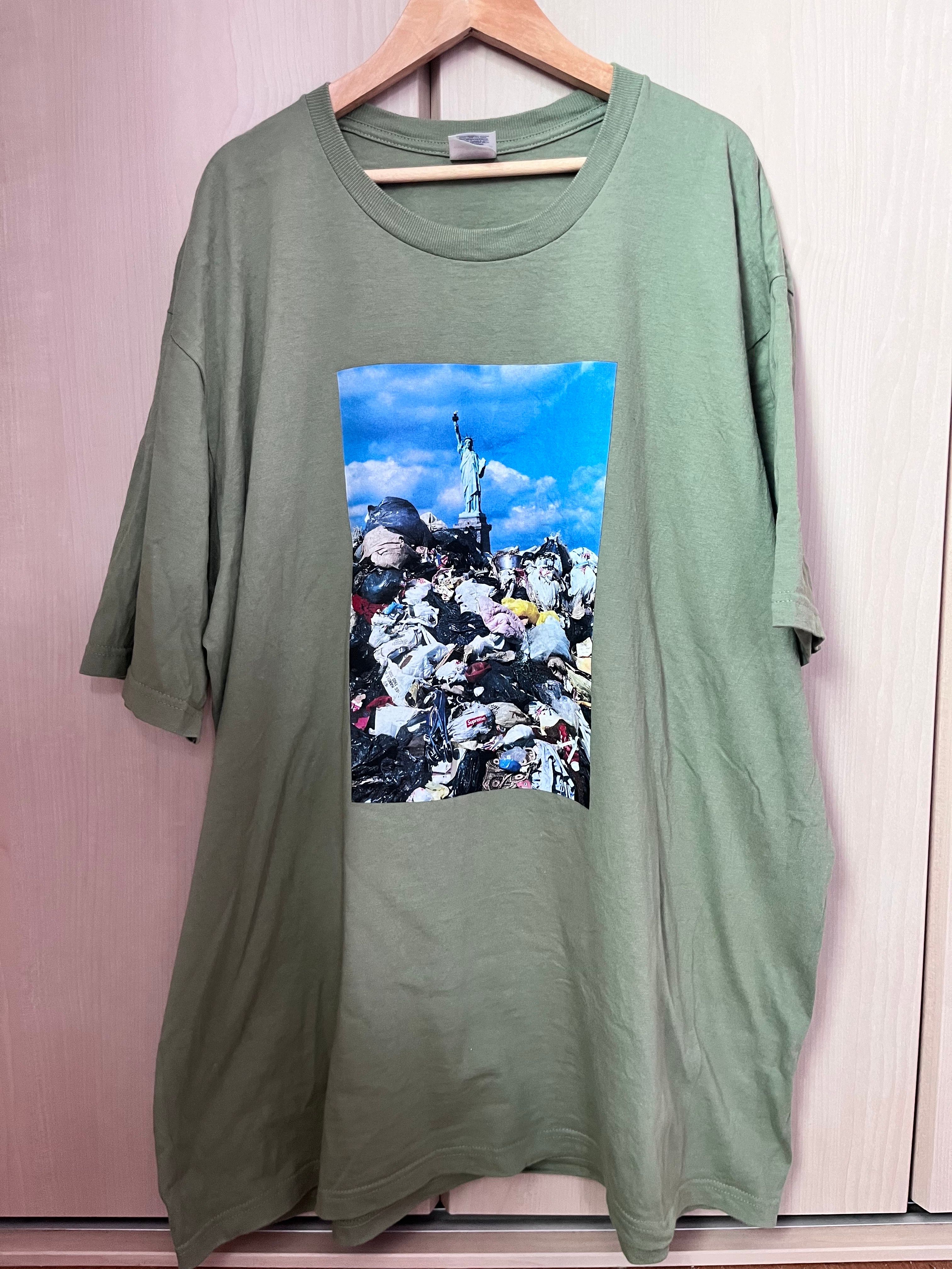 シュプリーム トラッシュ Tシャツ "ライト オリーブ"