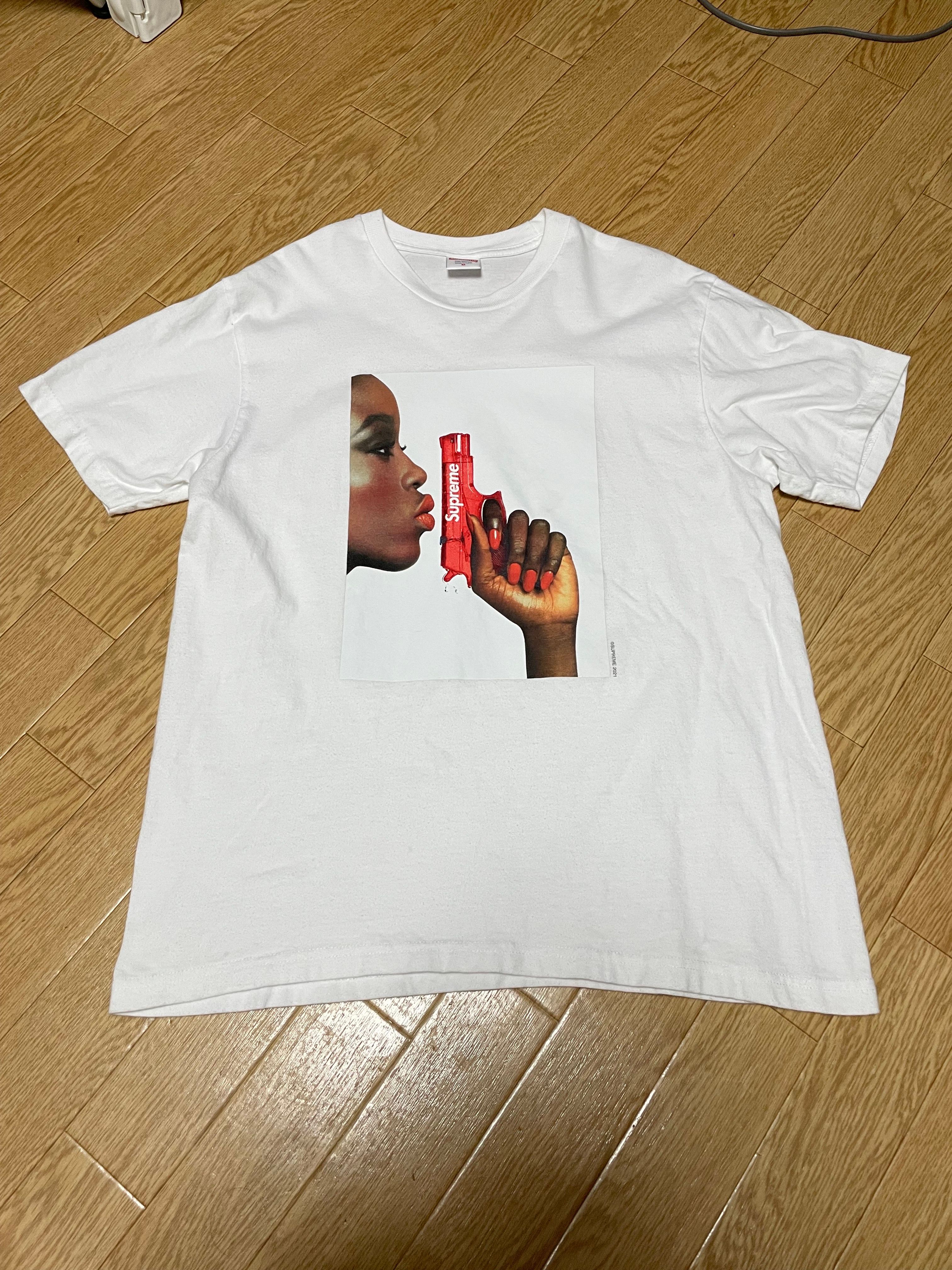 Supreme Water Pistol Tee "White"