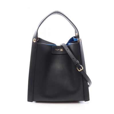セリーヌ CELINE スモール キューボ 2WAY ハンドバッグ バッグ レザー レディース ブラック系 124182T8338NO 【新品】