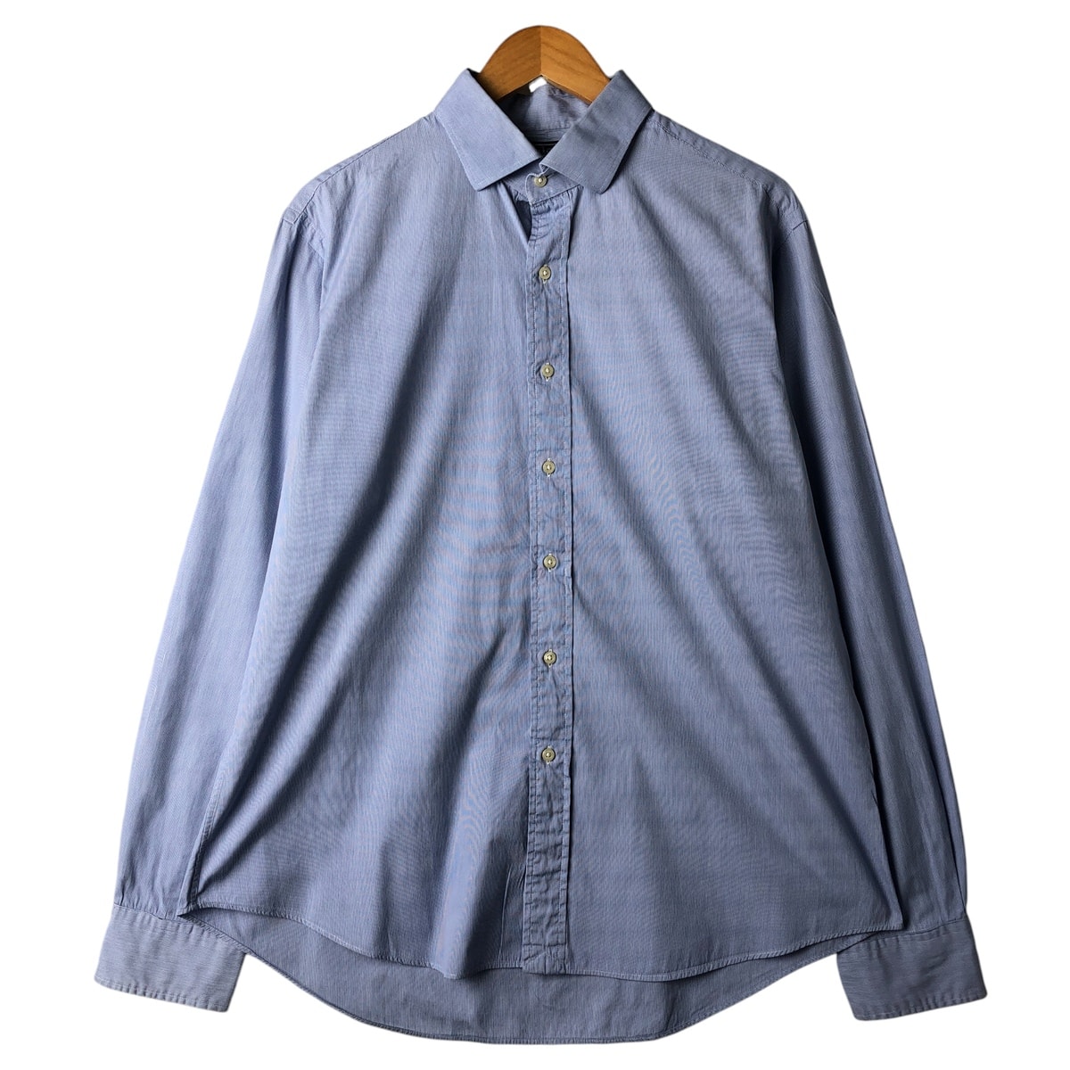 古着 ラルフローレン Ralph Lauren POLO by Ralph Lauren REGENT 長袖 コットンストライプシャツ メンズXXL相当/eaa599815