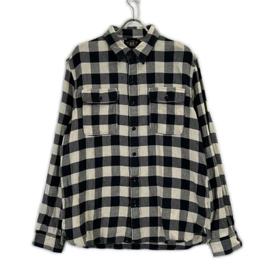 ダブルアールエル ブラック 0200011734 バッファローチェック ワークシャツ -