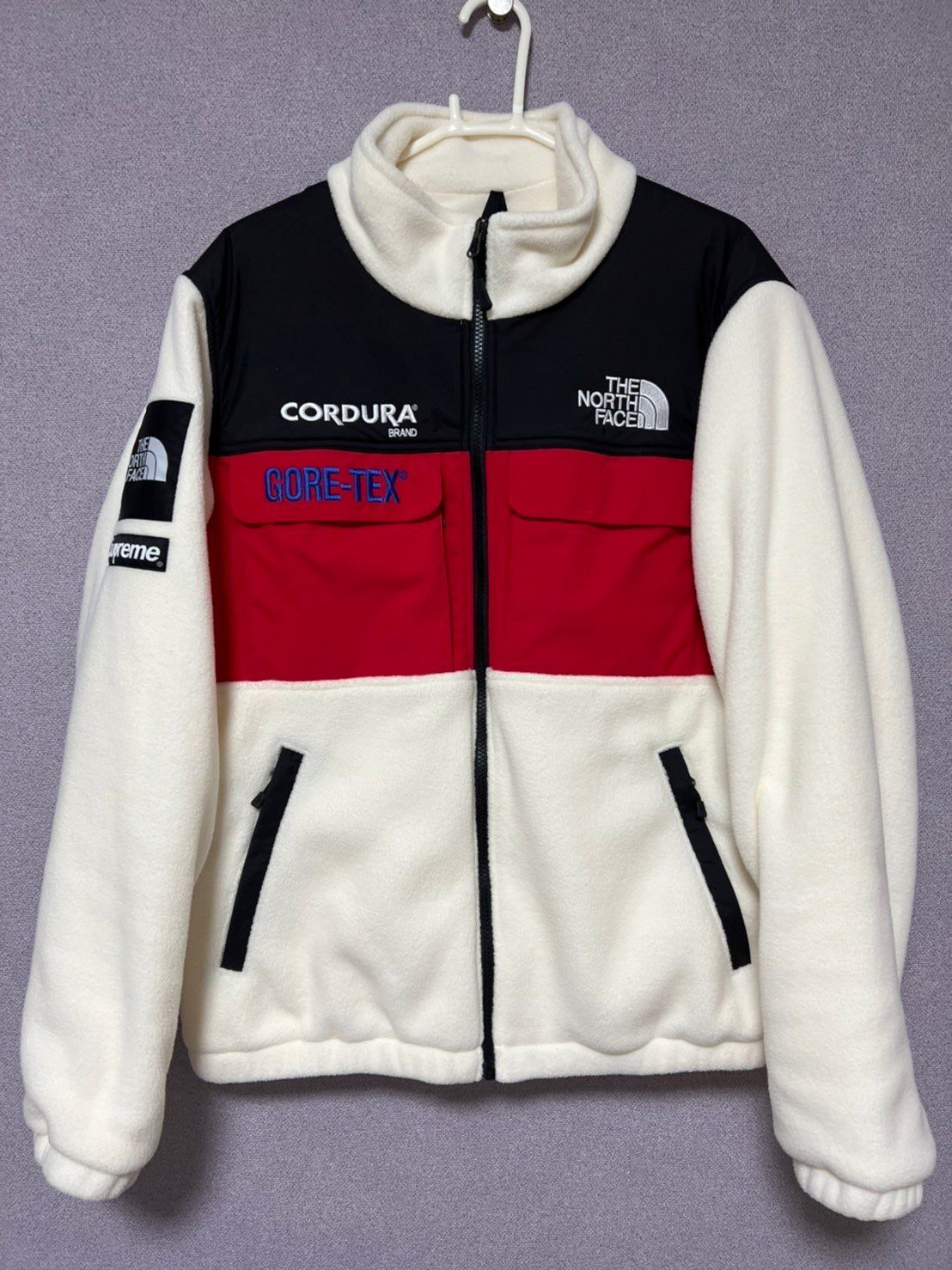 Supreme x The North Face Expedition Fleece Jacket "White"
