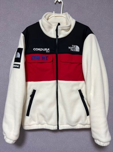 Supreme x The North Face Expedition Fleece Jacket "White"