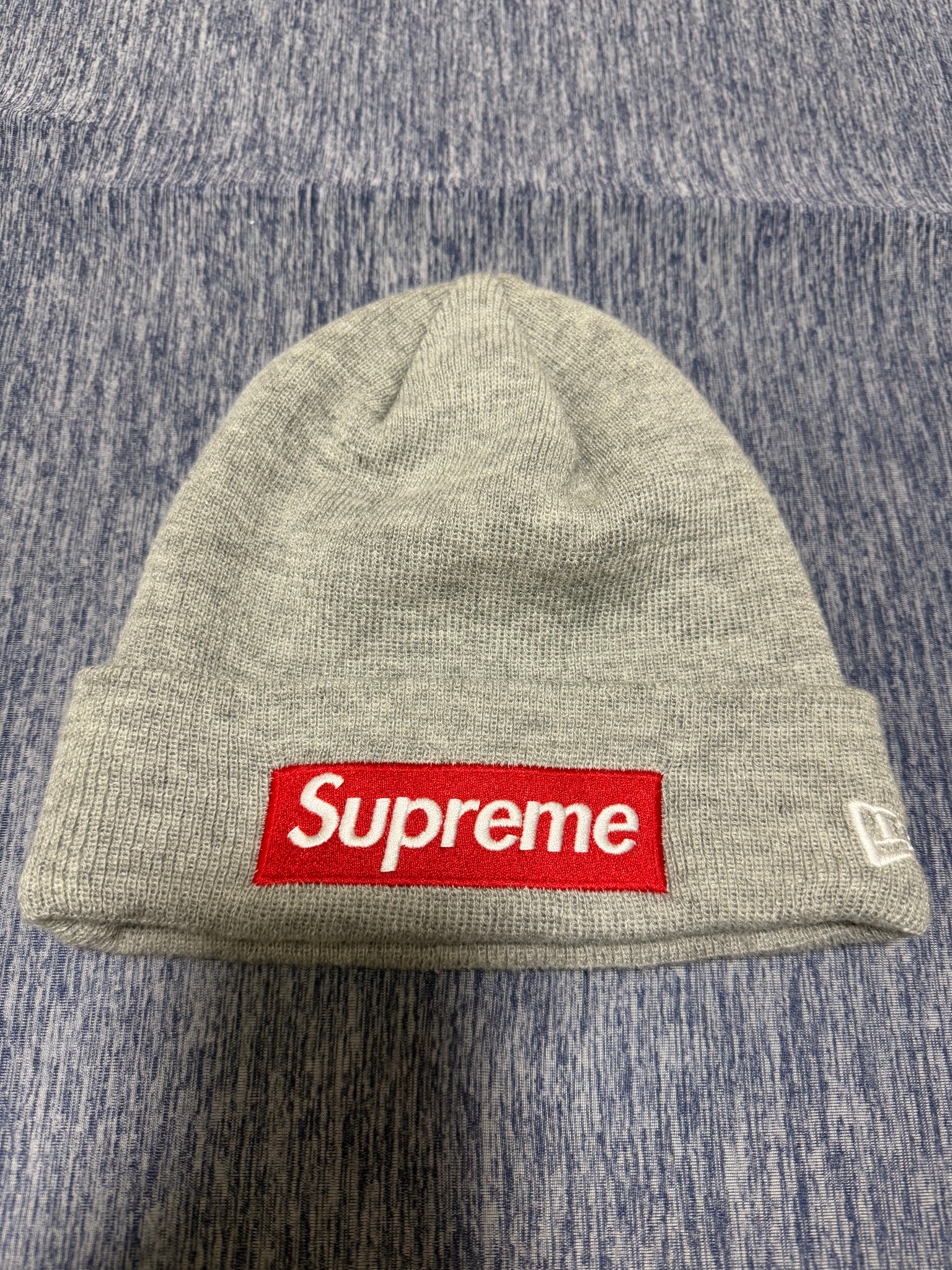 Supreme Box Logo Beanie "Grey" (18FW)