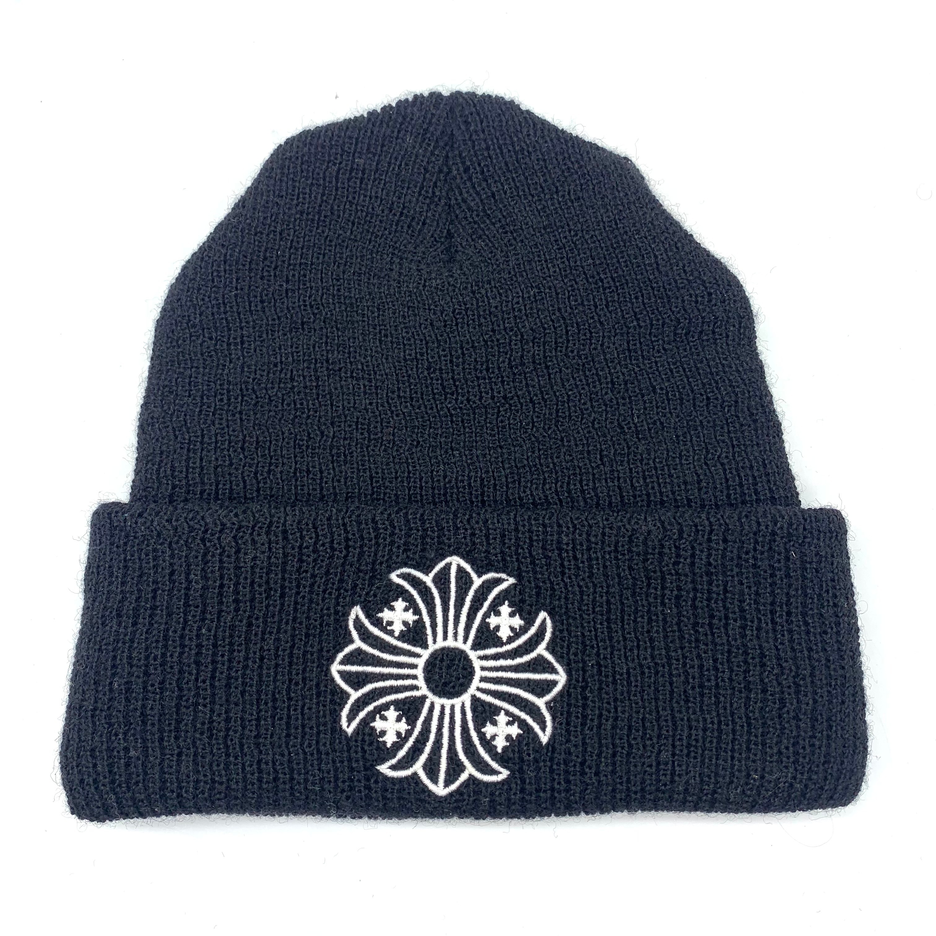 Chrome Hearts Wool Watch Cap CH Plus "Black/White"
