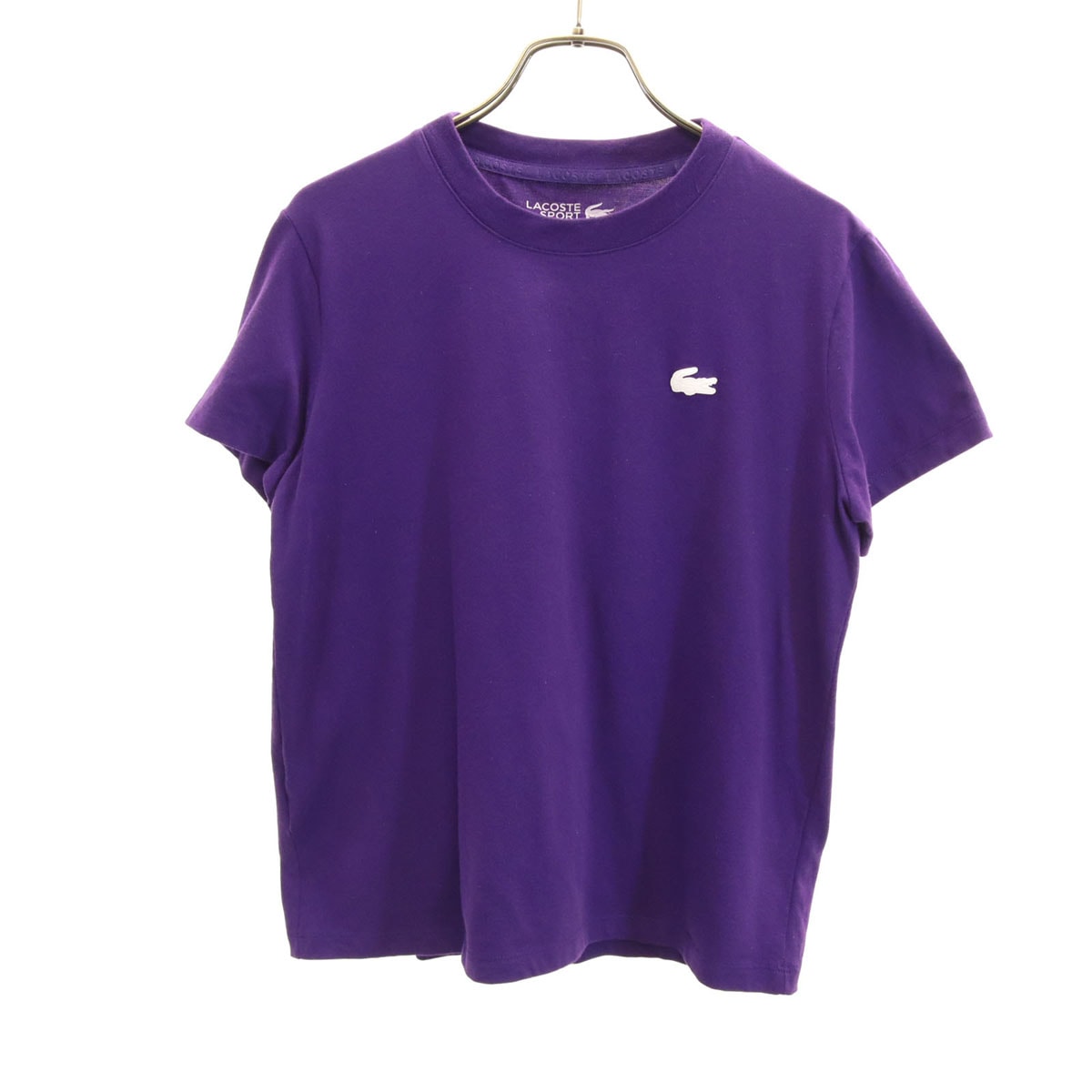 LACOSTE SPORT ラコステスポーツ 半袖 Tシャツ 38 パープル