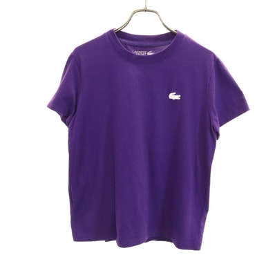 LACOSTE SPORT ラコステスポーツ 半袖 Tシャツ 38 パープル
