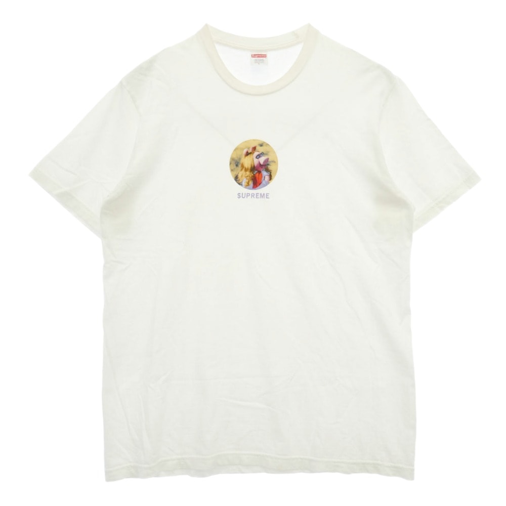 Supreme シュプリーム 24SS Miss Piggy Tee ミス ピギー クルーネック 半袖 Tシャツ ホワイト系 L【中古】