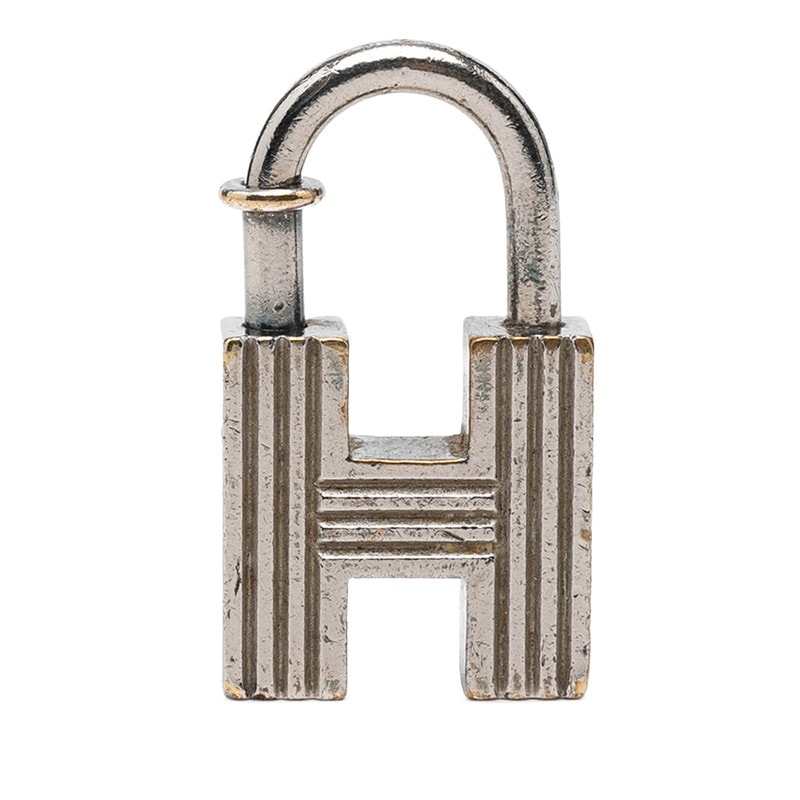 エルメス Hカデナ バッグチャーム キーホルダー シルバー メタル レディース HERMES 【中古】