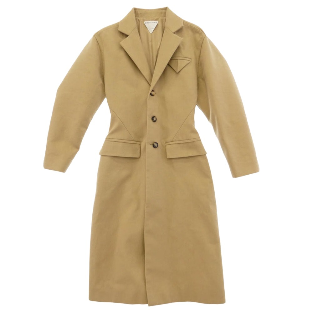 BOTTEGAVENETA ボッテガヴェネタ 21SS 646657 V0BR0 Daniel Lee Archive ダニエルリー期  Cotton Canvas Coat コットン キャンバス コート ベージュ系 36【中古】