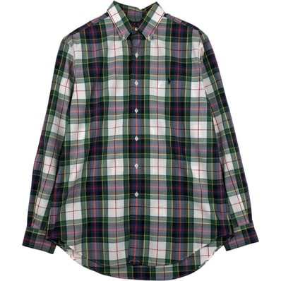 古着 ラルフローレン Ralph Lauren CLASSIC FIT 長袖 ボタンダウンチェックシャツ メンズM相当/eaa643459