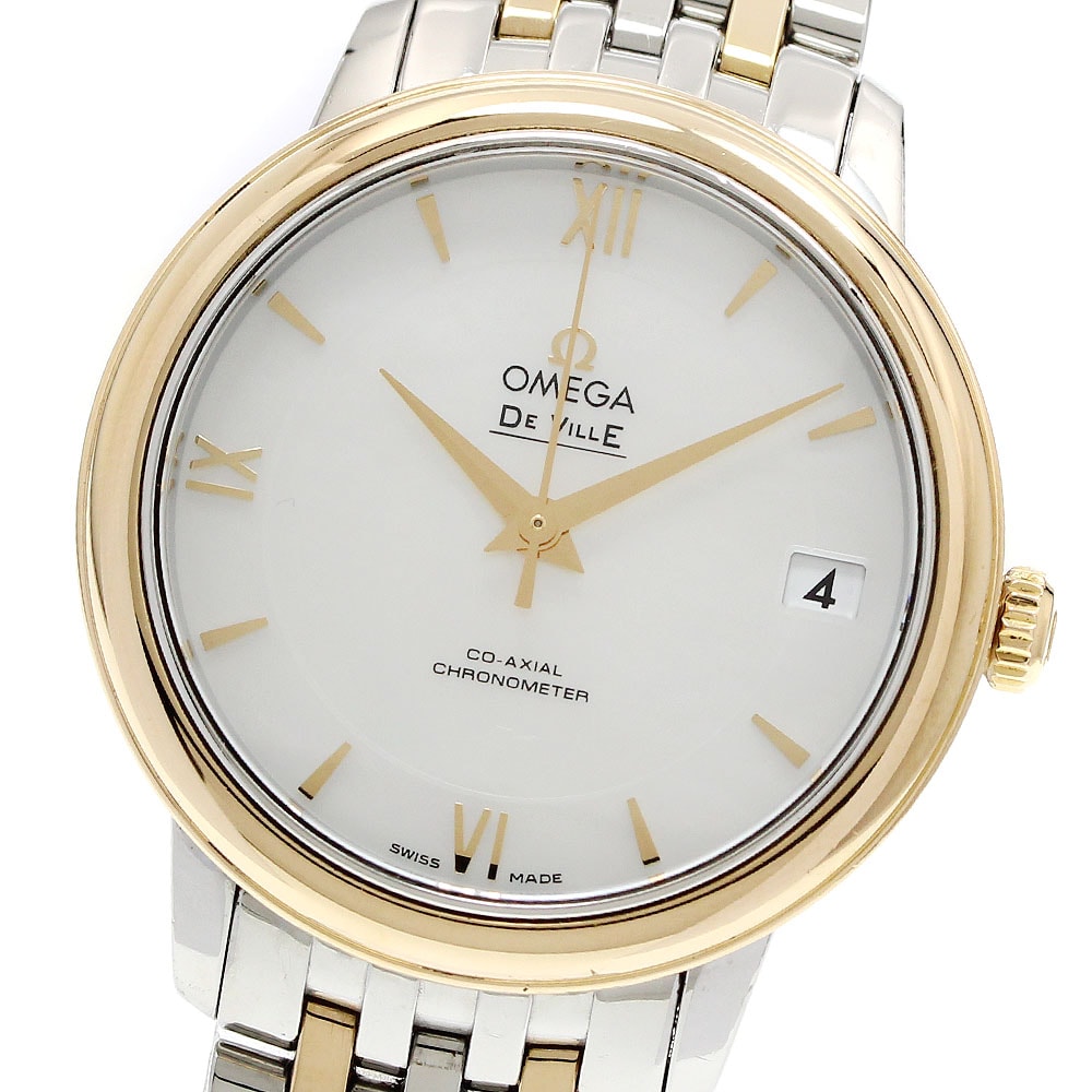 オメガ デビル プレステージ デイト  自動巻き ボーイズ 【中古】