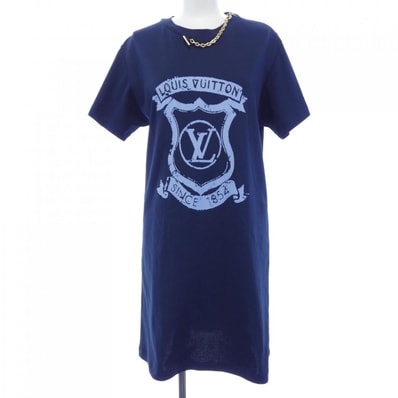 ルイヴィトン LOUIS VUITTON LV クレスト Tシャツドレス FTJD38UOL カットワンピース