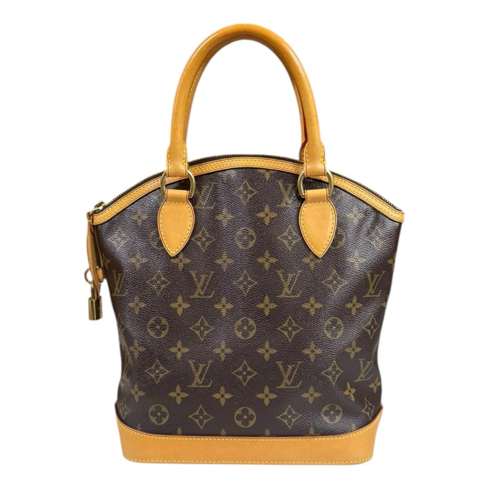 ルイヴィトン ロックイット モノグラム ハンドバッグ モノグラムキャンバス M40102 ブラウン レディース LOUIS VUITTON  中古