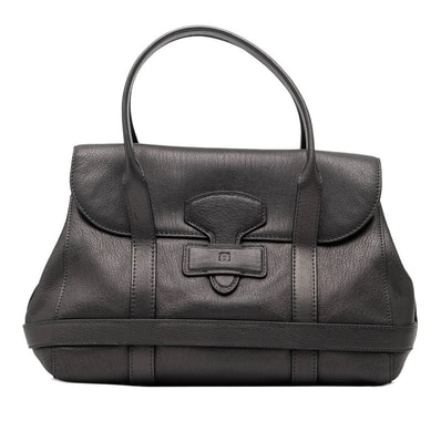 ロエベ ハンドバッグ グレー チャコール レザー レディース LOEWE 【中古】