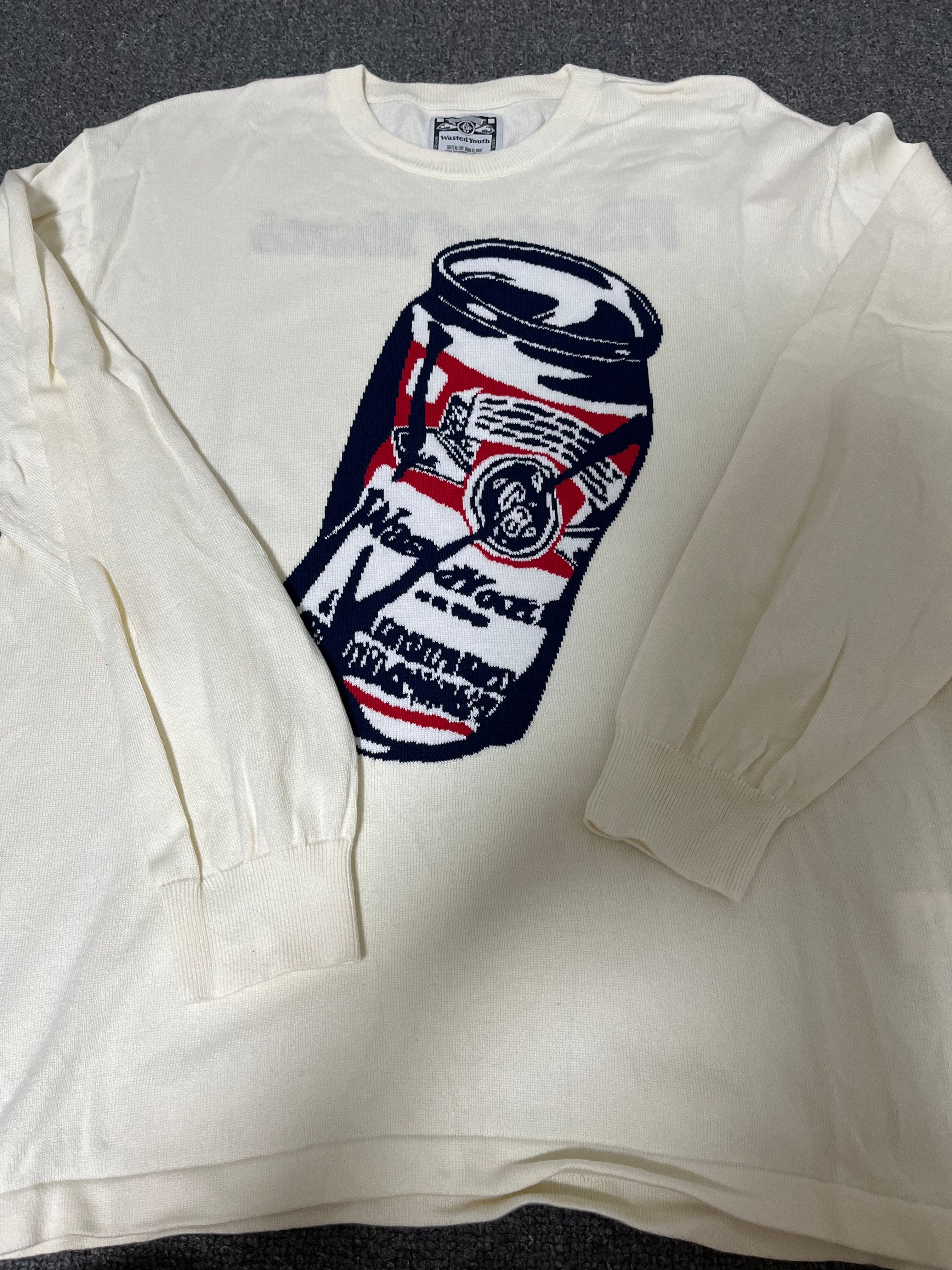 Wasted Youth Knit #2 "White" / VERDY