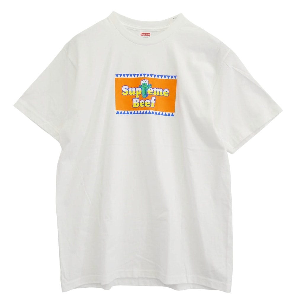 Supreme シュプリーム Tシャツ 25SS Western Beef ウエスタン ビーフ クルーネック 半袖 Tシャツ ホワイト ホワイト系 M【極上美品】【中古】