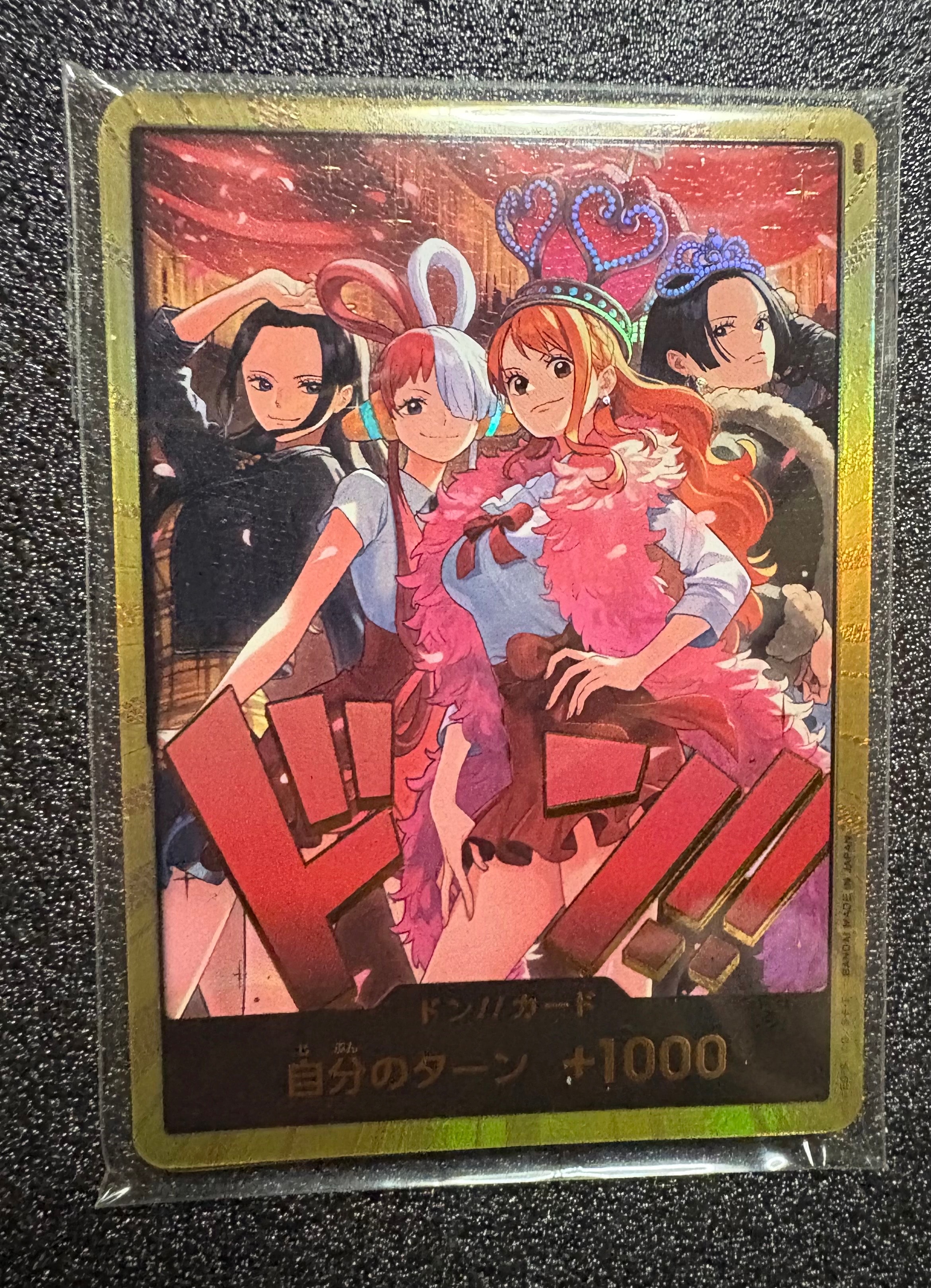 PSA10】ドン!!カード : ロビン&ウタ&ナミ&ハンコック スーパーパラレル