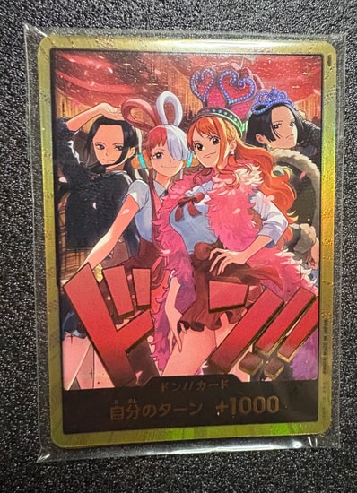 ドン!!カード : ロビン&ウタ&ナミ&ハンコック スーパーパラレル :未開封10枚セット (エクストラブースター「ワンピース ヒロインズエディション スペシャルセット」)