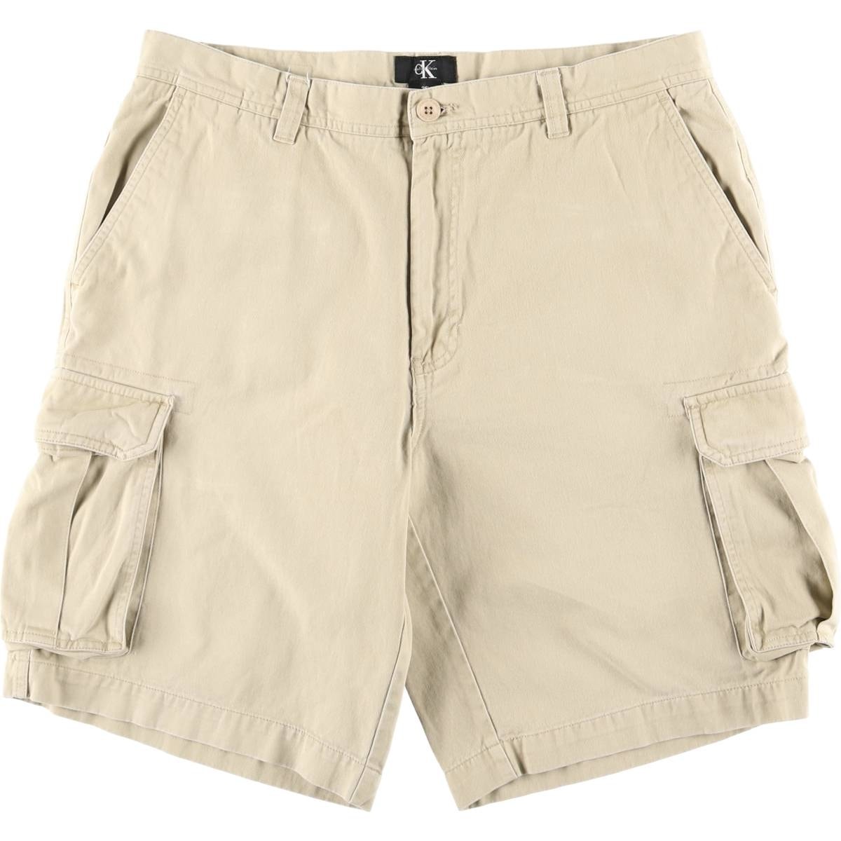 古着 カルバンクライン Calvin klein カーゴショーツ ハーフパンツカーゴポケット メンズw36相当/eaa626535