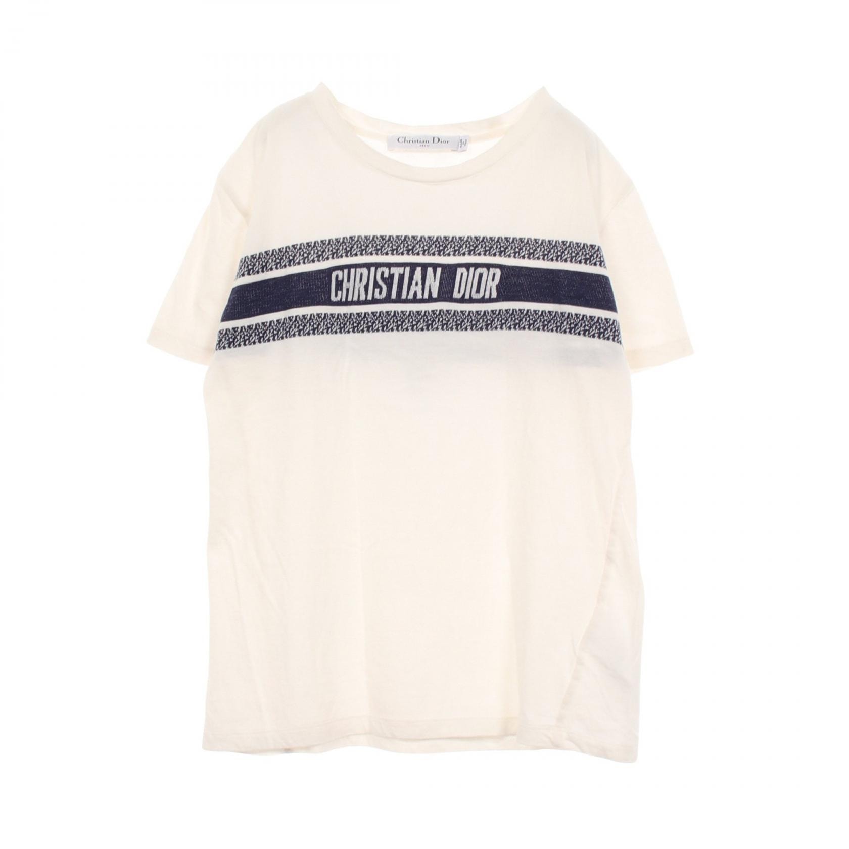 ディオール x ショーン ステューシー オーバーサイズ ロゴ Tシャツ