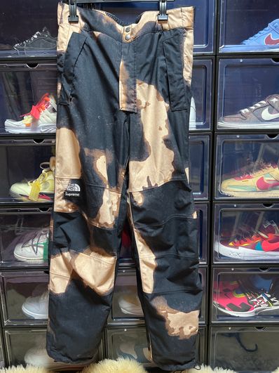 Supreme x The North Face Bleached Denim Print Mountain Pant "Black"