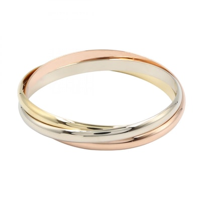 カルティエ CARTIER トリニティ ブレスレット ブレスレット アクセサリー K18(イエローゴールド) K18WG(ホワイトゴールド) K18PG(ピンクゴールド) レディース ゴールド系 / シルバー系 【中古】