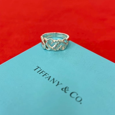 TIFFANY&Co. ティファニー ラビングハート リング シルバー925 リング・指輪 12号 シルバー
37507