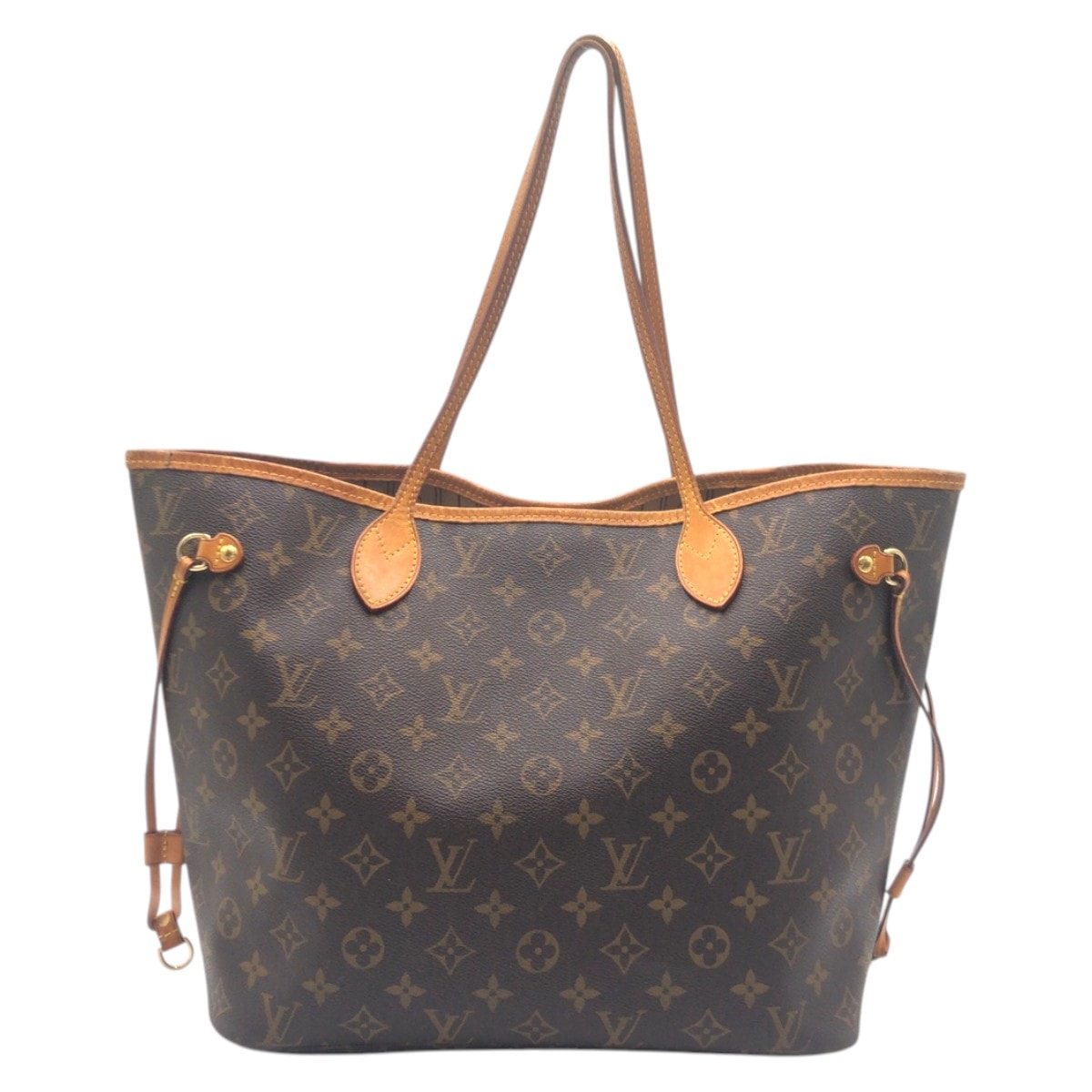 LOUIS VUITTON ルイヴィトン モノグラム ネヴァーフルMM ブラウン PVC トートバッグ ハンドバッグ 600122 【中古】