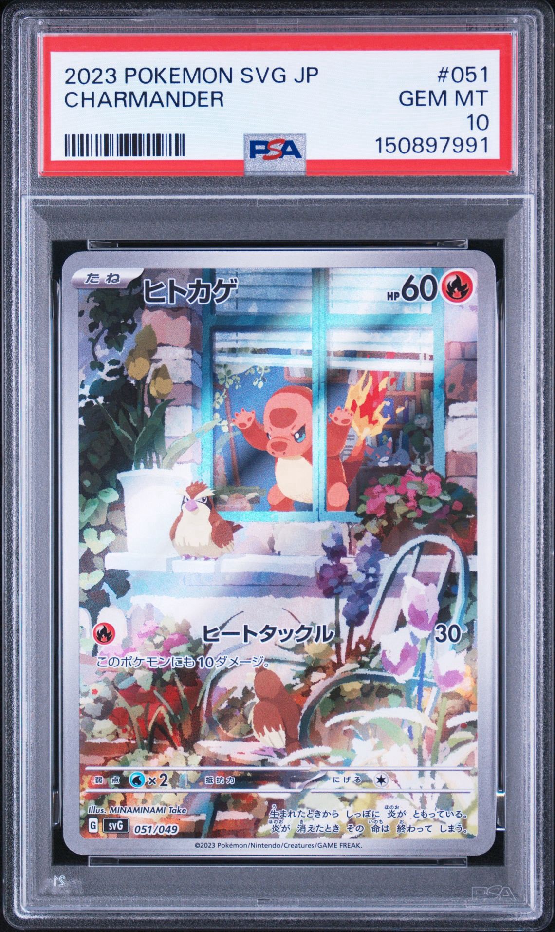 ヒトカゲ :フルイラスト [SVG 051/049](スペシャルデッキセットex