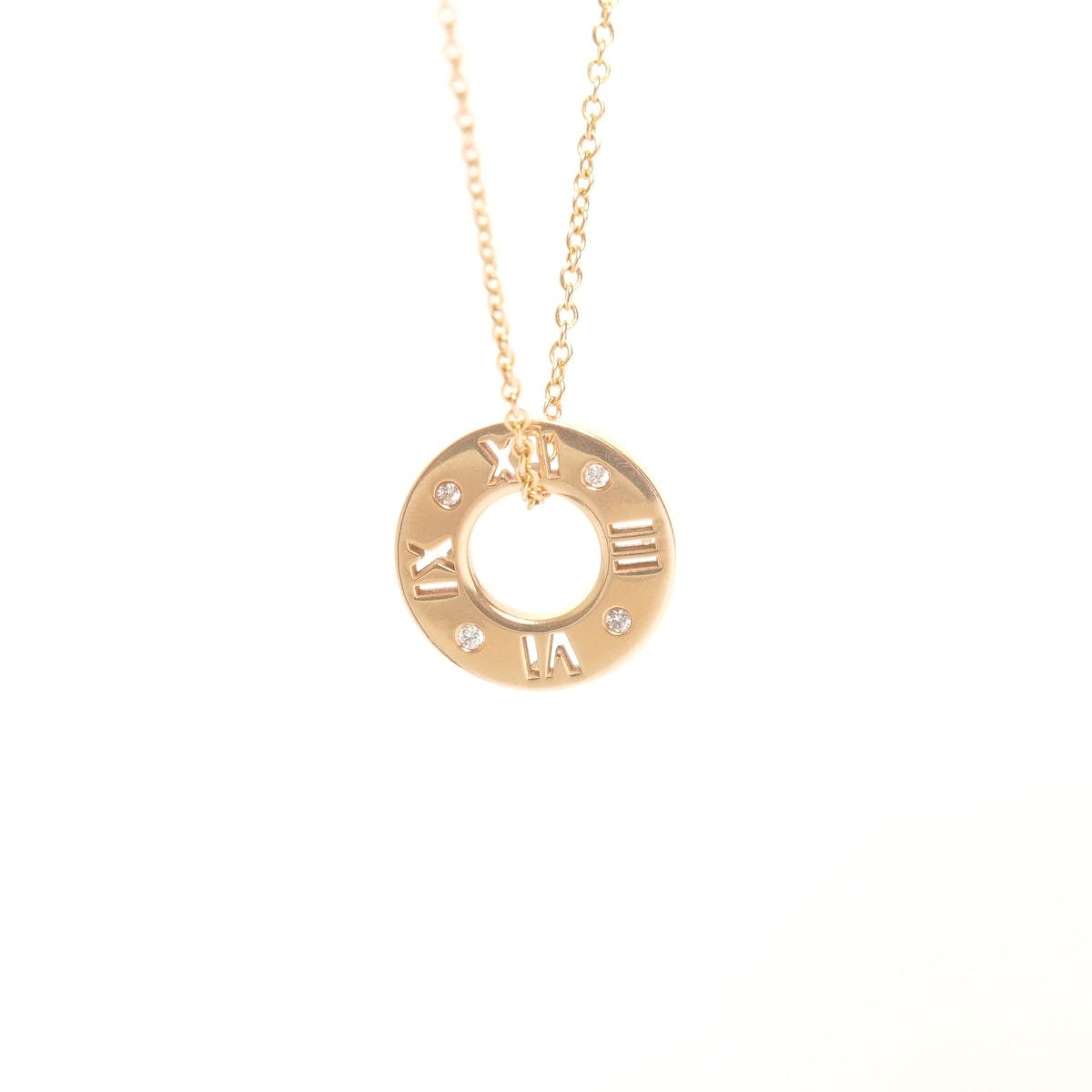 ティファニー TIFFANY&Co. アトラス ピアスド ダイヤモンド K18 750 ネックレス【中古】