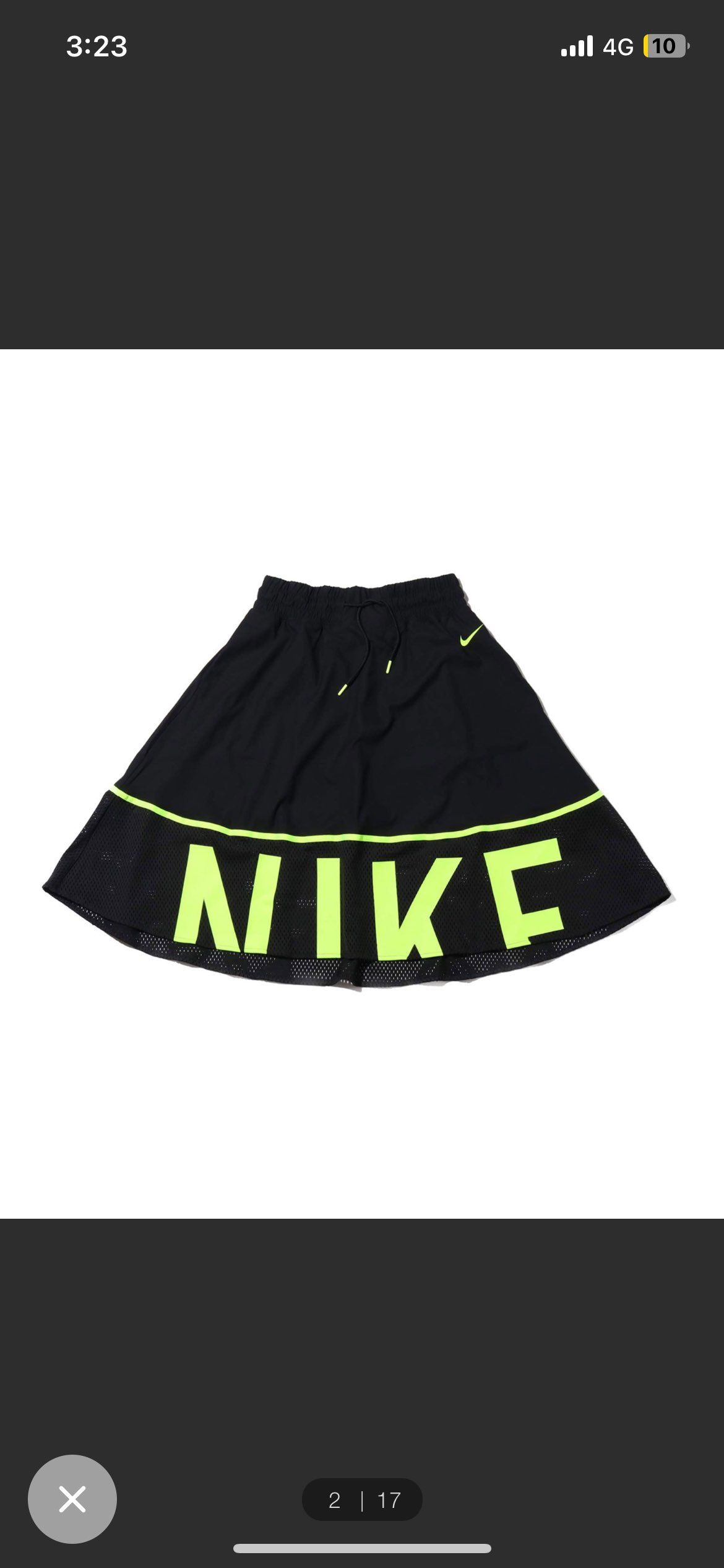 メッシュスカート