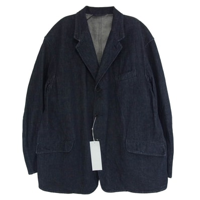 COMOLI コモリ デニムジャケット 25SS B01-01023 ネイビー デニム テーラード ジャケット ネイビー系 2【極上美品】【中古】