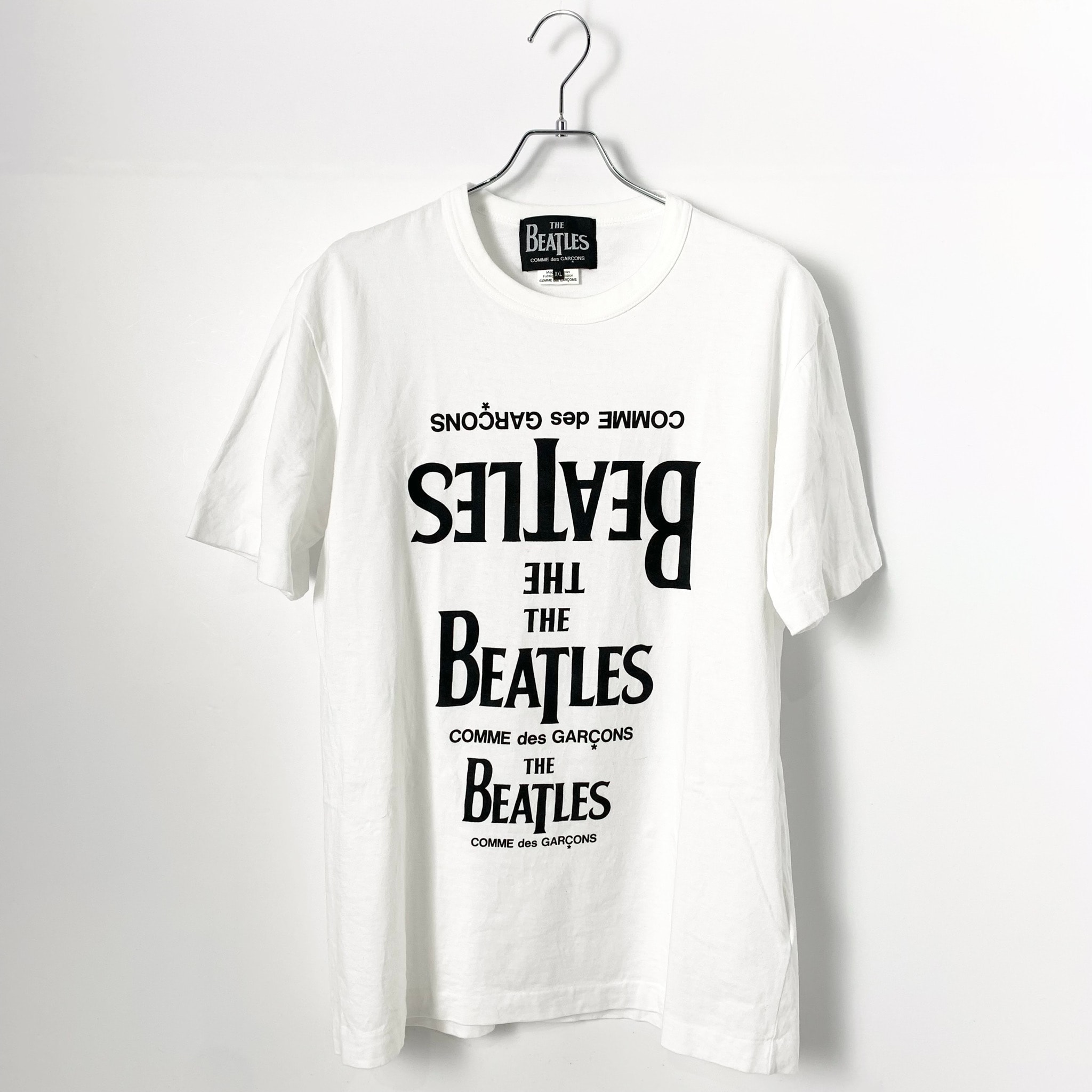 COMME des GARCONS x The Beatles Rubber Printed T-Shirt "White"